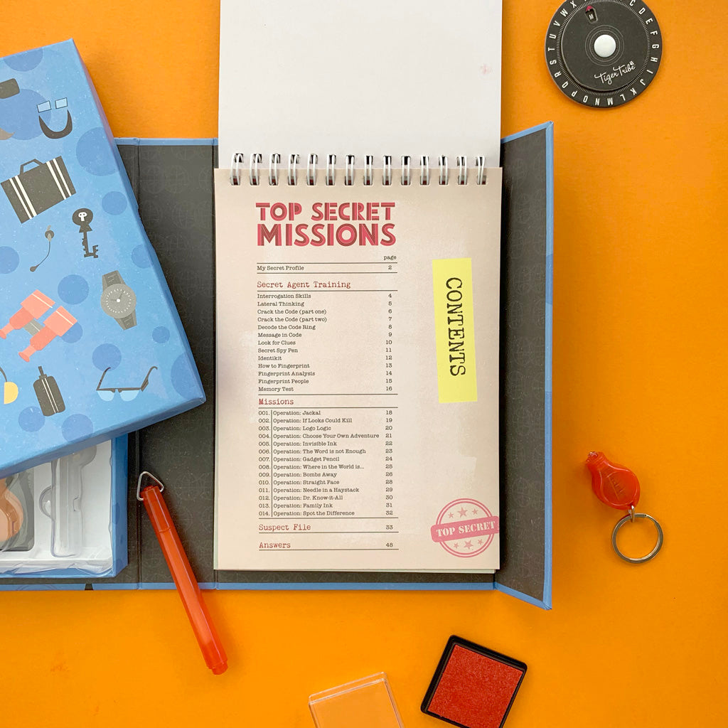 Tiger Tribe Detective Kit – Top Secret Mission Spy Set - STEAM Kids Brisbane