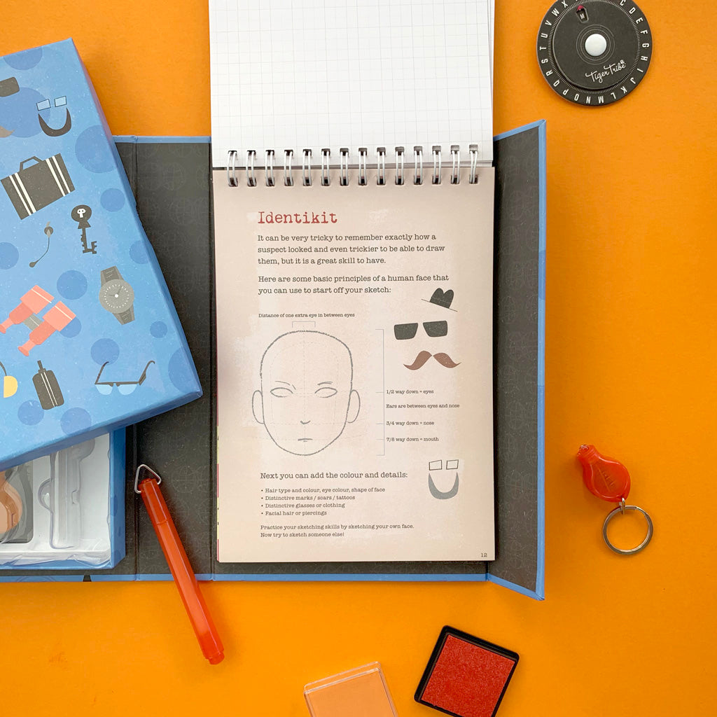 Tiger Tribe Detective Kit – Top Secret Mission Spy Set - STEAM Kids Brisbane