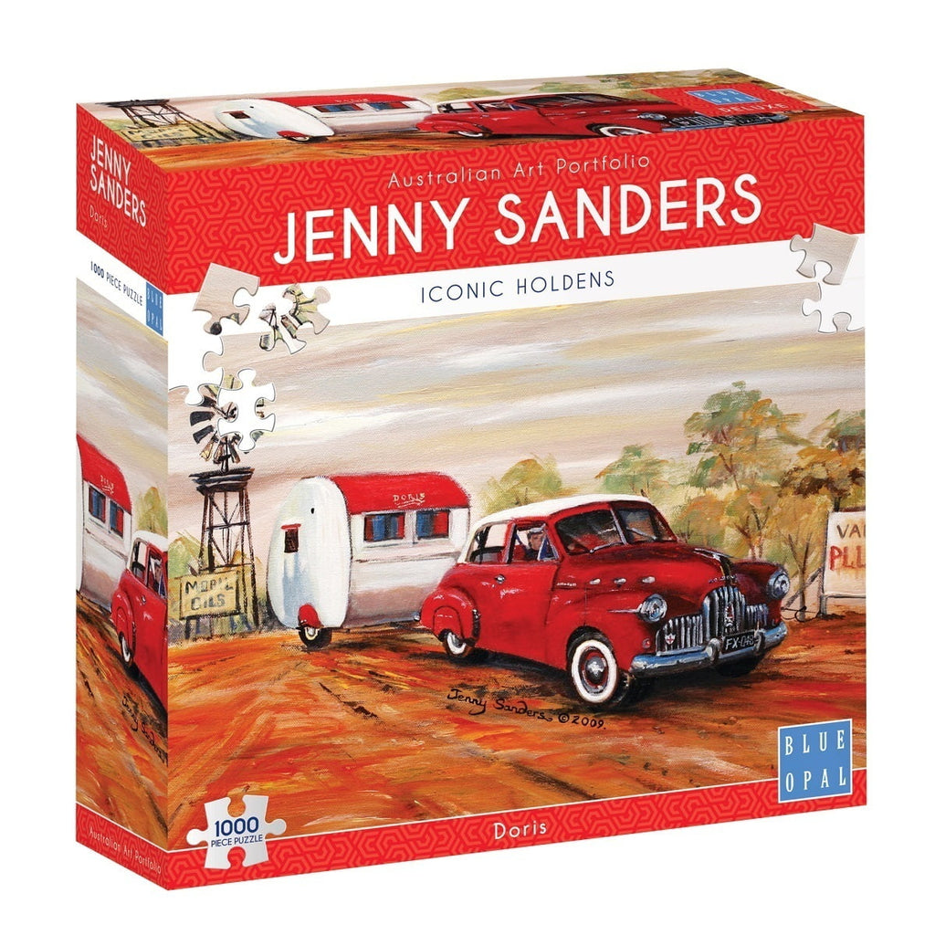 Doris 1000 Piece Jigsaw Puzzle by Jenny Sanders | Blue Opal - STEAM Kids Brisbane
