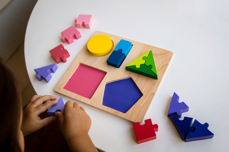 Jigsaw Shape Fraction Puzzle | Kiddie Connect - STEAM Kids Brisbane