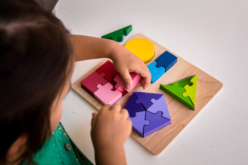 Jigsaw Shape Fraction Puzzle | Kiddie Connect - STEAM Kids Brisbane