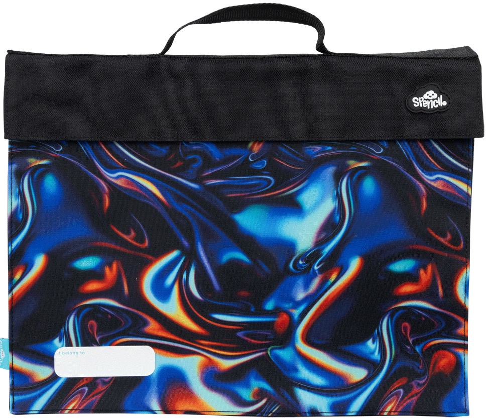 Library Bag - Metallic Waves | Spencil - STEAM Kids Brisbane