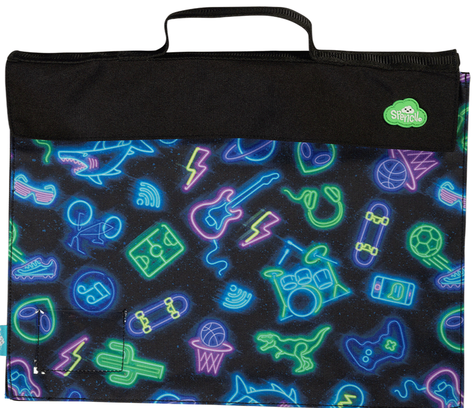 Library Bag -  Neon Life | Spencil - STEAM Kids Brisbane