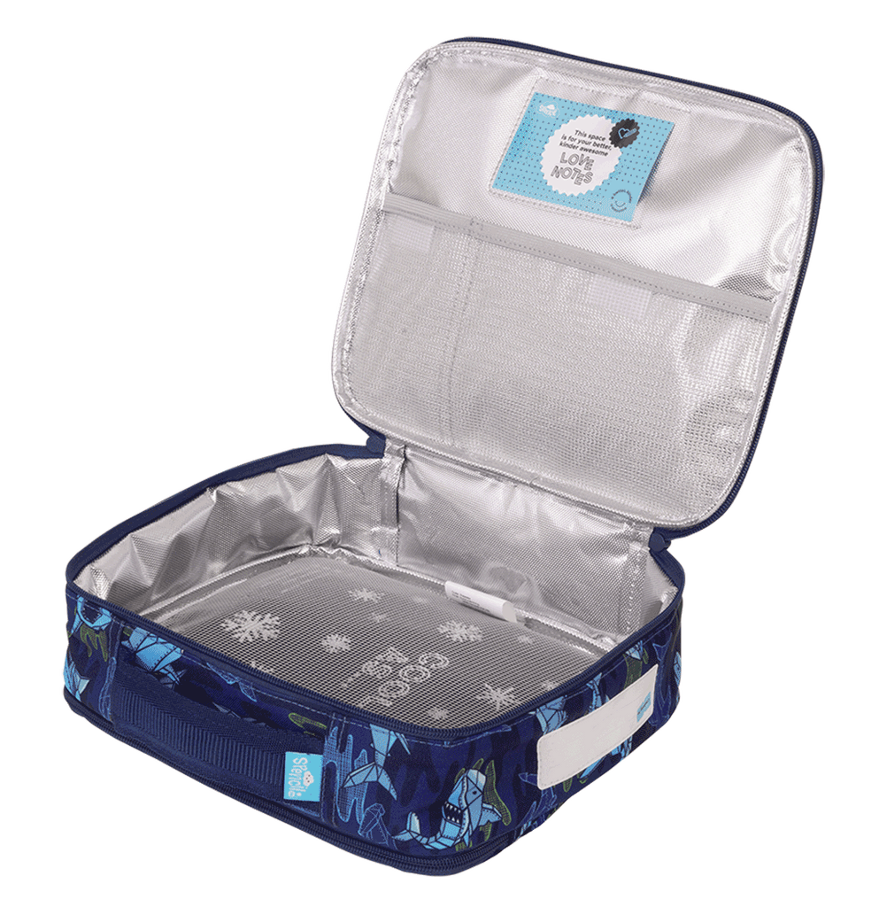 Spencil Big Cooler Lunch Bag Robo Shark | Insulated Lunch Box - STEAM Kids Brisbane