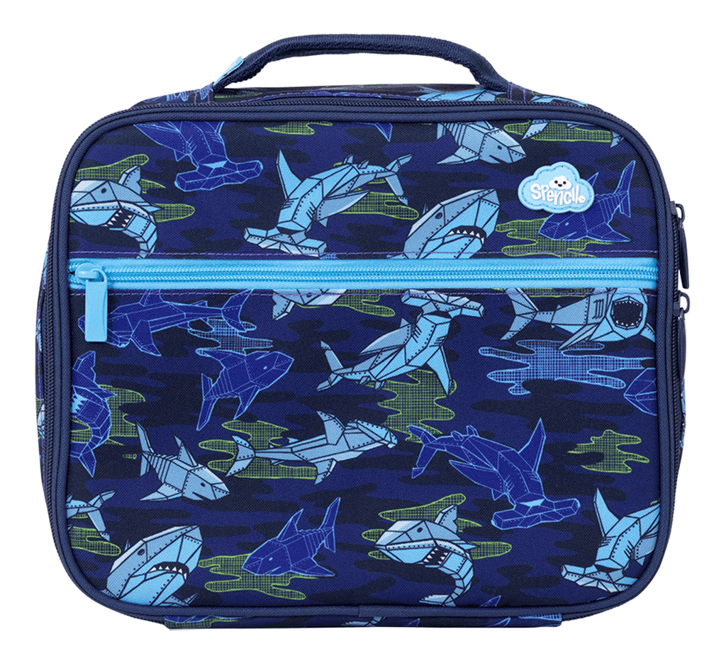 Spencil Big Cooler Lunch Bag Robo Shark | Insulated Lunch Box - STEAM Kids Brisbane