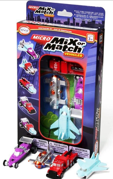 Micro Mix or Match Vehicles | Set 3 - STEAM Kids Brisbane