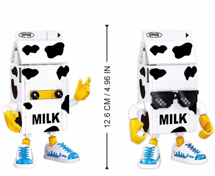 Milk Beverage Man | Sluban Creative Model Bricks - STEAM Kids Brisbane