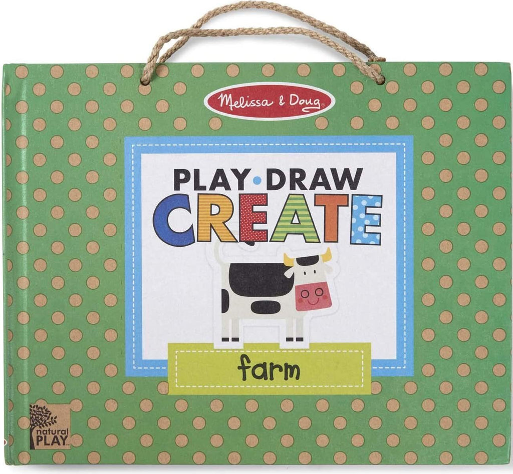 Melissa & Doug - Play  Draw  Create Activity Kit - Farm - STEAM Kids Brisbane