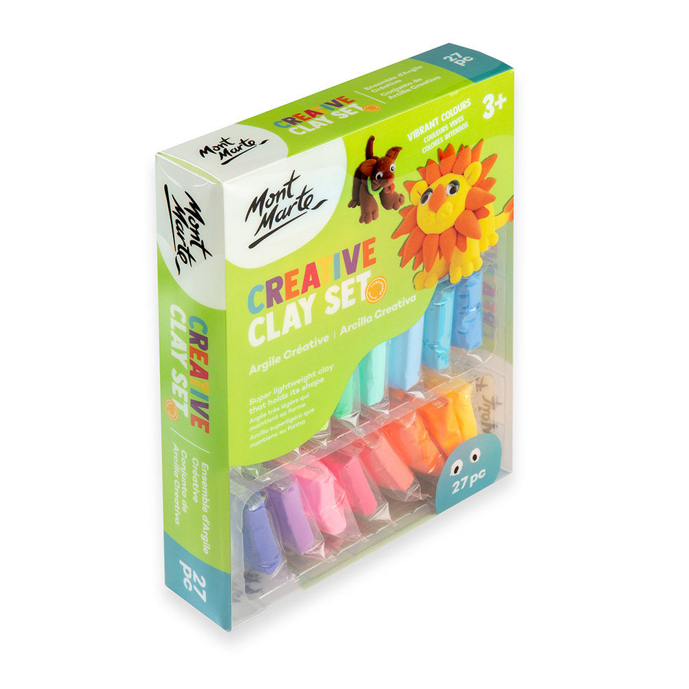 Mont Marte Creative Clay Set 27pc - STEAM Kids Brisbane