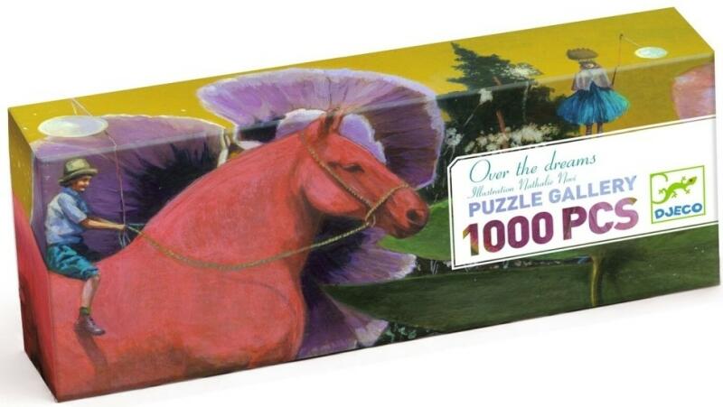 Djeco Over the Dreams | 1000 Piece Jigsaw Puzzle by Nathalie Novi - STEAM Kids Brisbane