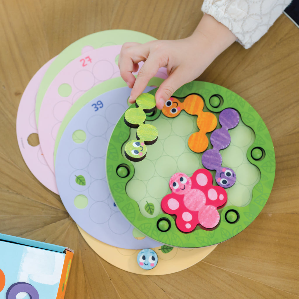 Colour Clue Caterpillars by Peaceable Kingdom - STEAM Kids Brisbane