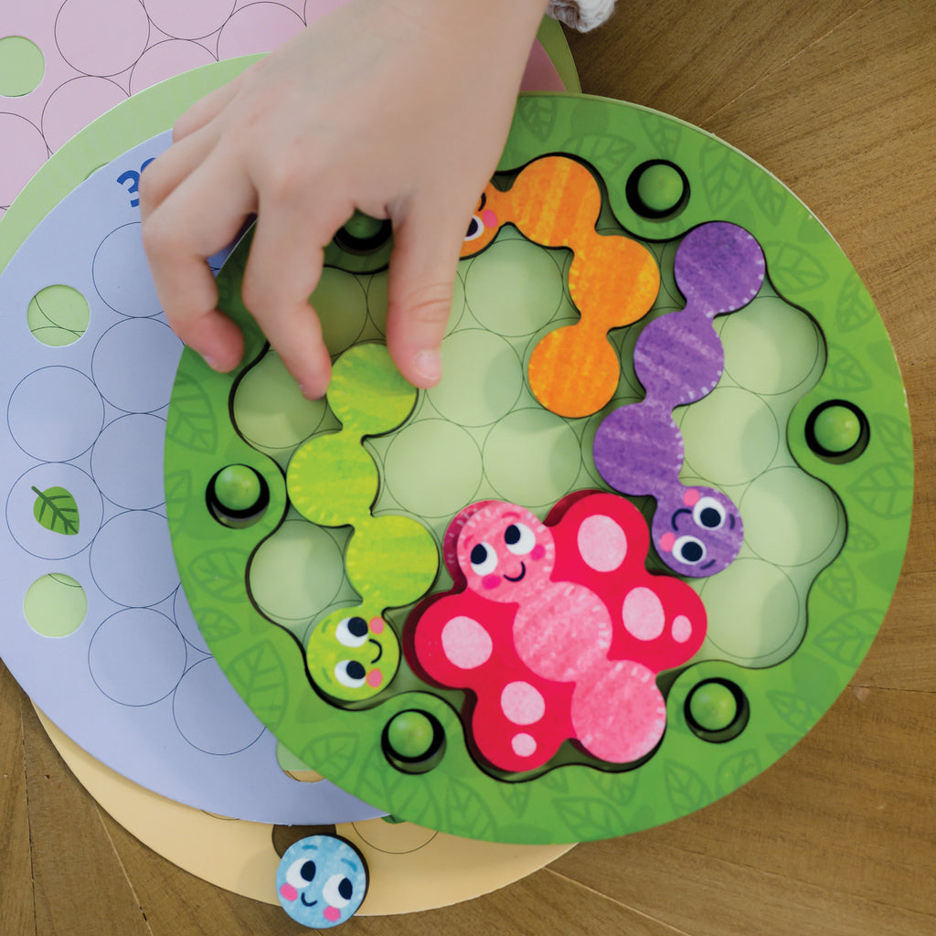 Colour Clue Caterpillars by Peaceable Kingdom - STEAM Kids Brisbane