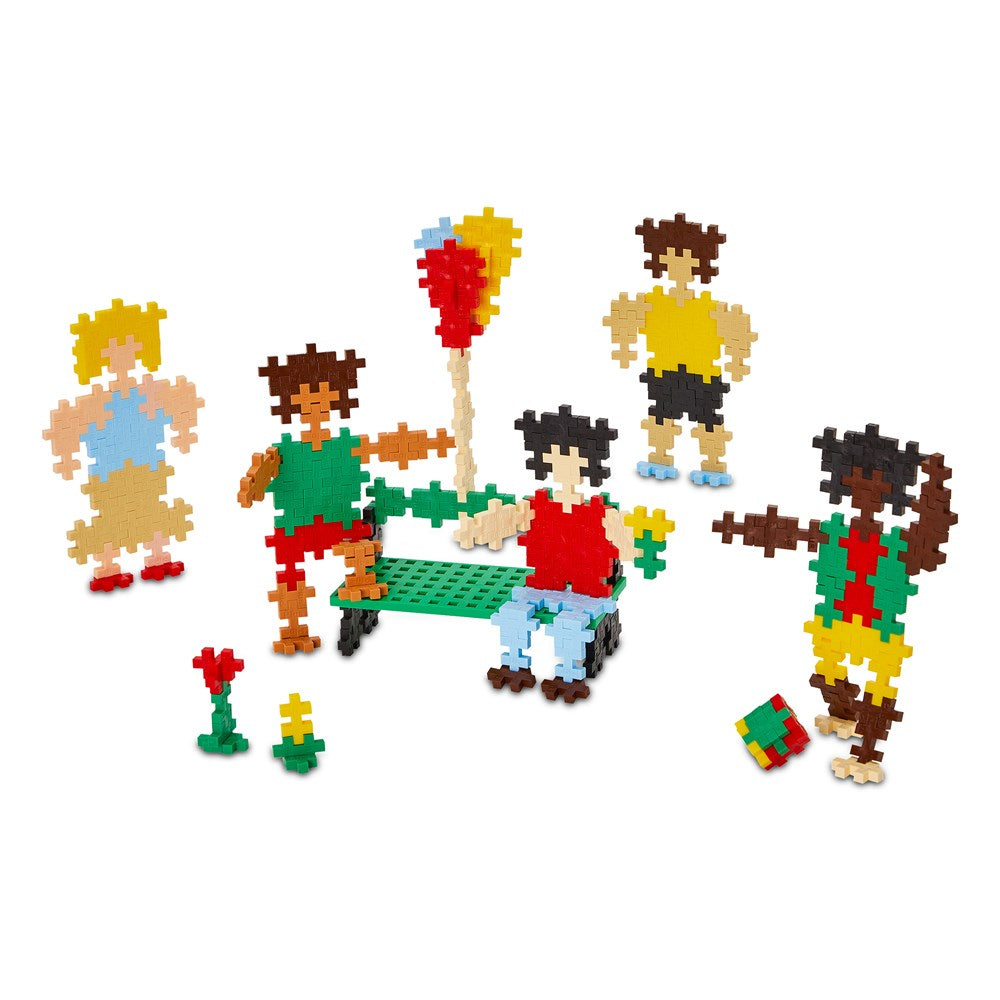Plus-Plus Mini Learn to Build - People of The World | 275 Pieces + 2 Baseplates - STEAM Kids Brisbane