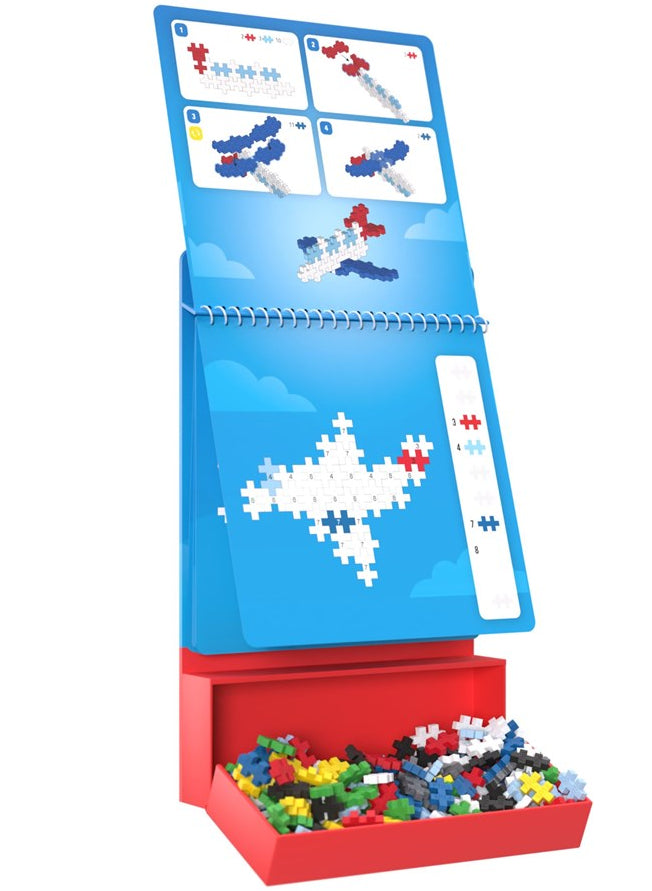 Plus-Plus Mini | Puzzle by Number | Activity Pad - Transportation - STEAM Kids Brisbane