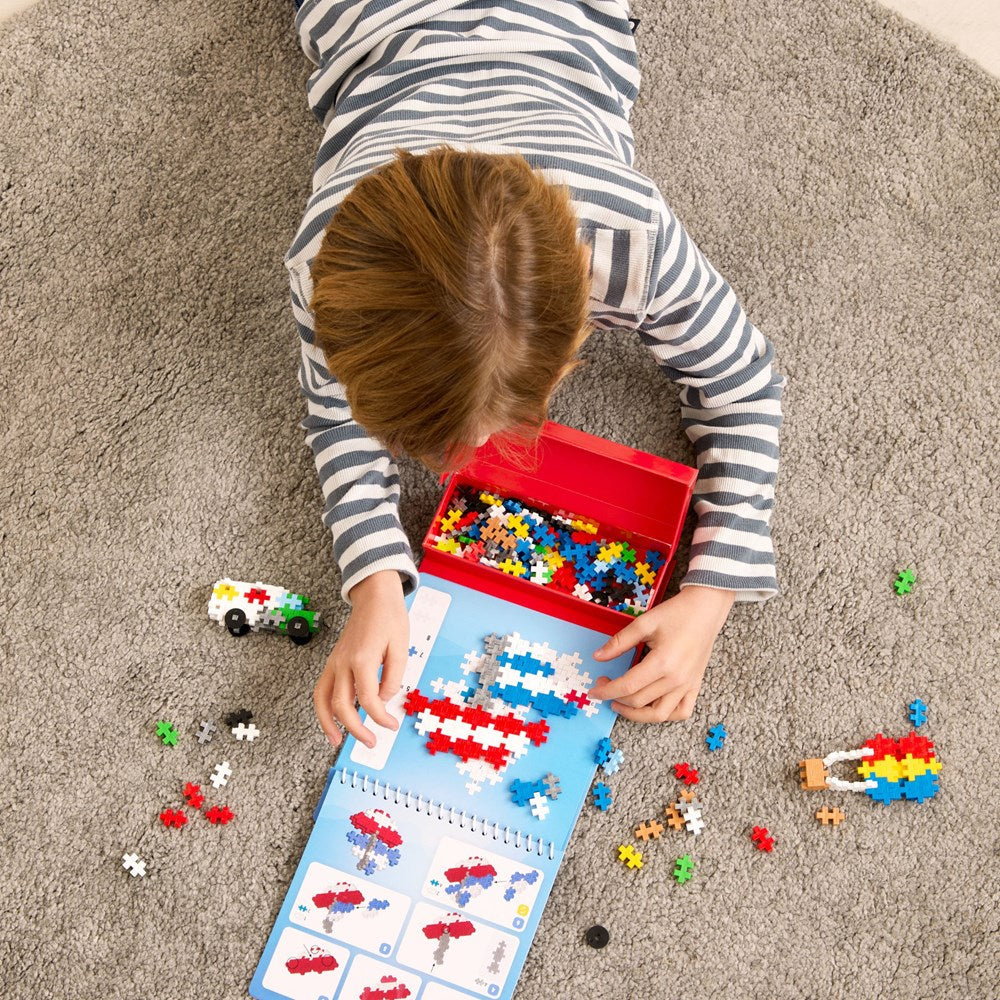 Plus-Plus Mini | Puzzle by Number | Activity Pad - Transportation - STEAM Kids Brisbane