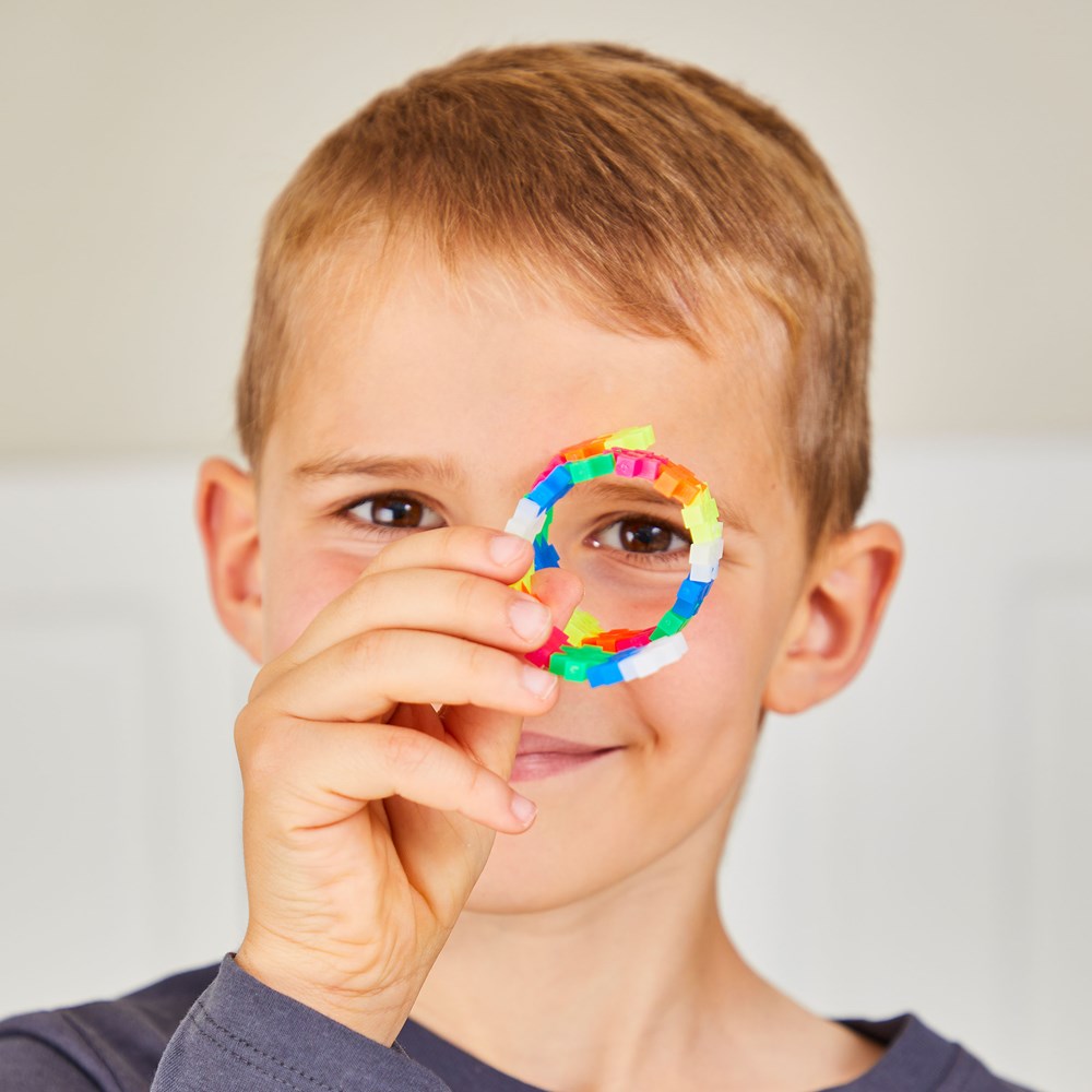 Plus-Plus Mini Tube - Neon Mix Colours | 240 Piece Set - STEAM Kids Brisbane