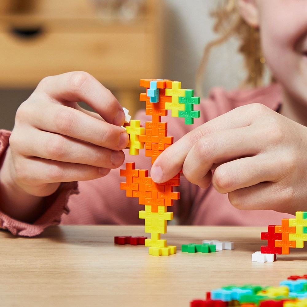 Plus-Plus Mini Tube | Rainbow Mix | 100 Piece - STEAM Kids Brisbane