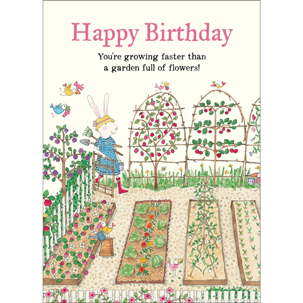 Ruby Red Shoes Happy Birthday Card - You're Growing Faster - STEAM Kids Brisbane