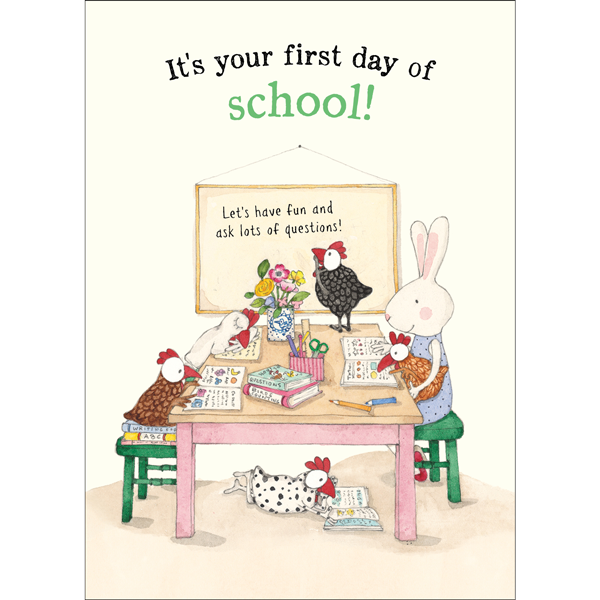 Ruby Red Shoes Card - It's your first day of school! - STEAM Kids Brisbane