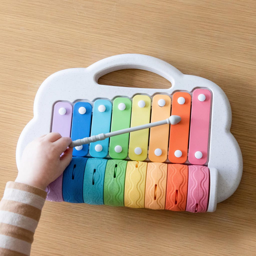 Tiger Tribe Rainbow Roller Xylophone – Musical Toy for Toddlers - STEAM Kids Brisbane