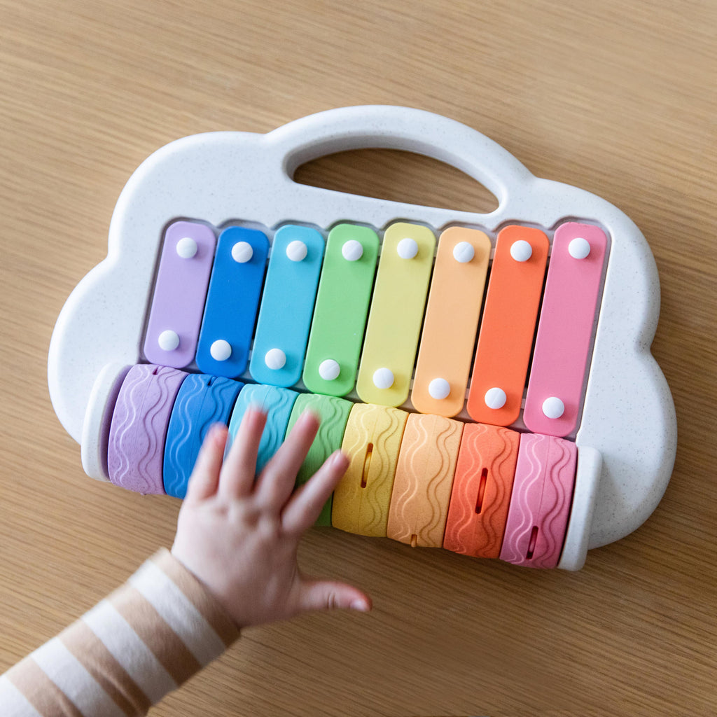 Tiger Tribe Rainbow Roller Xylophone – Musical Toy for Toddlers - STEAM Kids Brisbane
