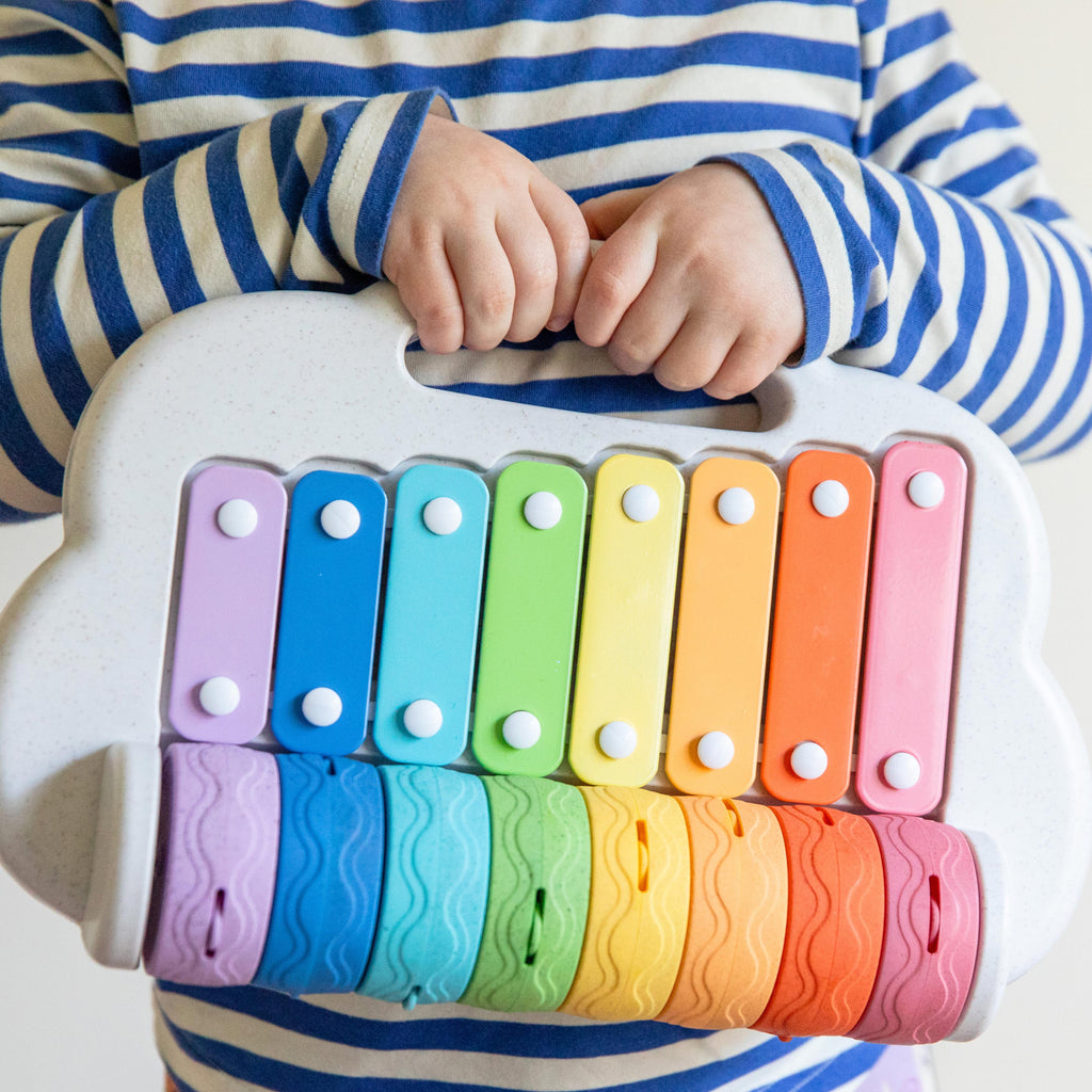 Tiger Tribe Rainbow Roller Xylophone – Musical Toy for Toddlers - STEAM Kids Brisbane