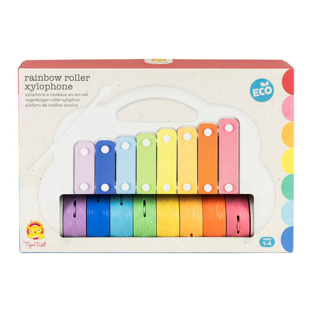 Tiger Tribe Rainbow Roller Xylophone – Musical Toy for Toddlers - STEAM Kids Brisbane