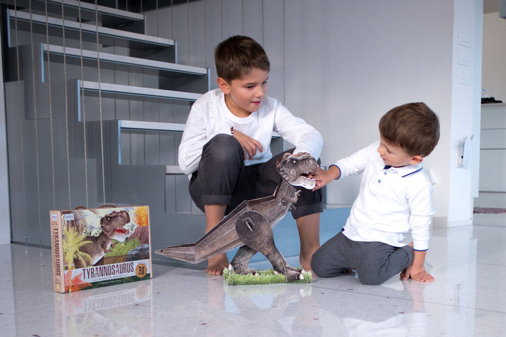 Sassi The Age of Dinosaurs Book and Tyrannosaurus 3D Model - STEAM Kids Brisbane