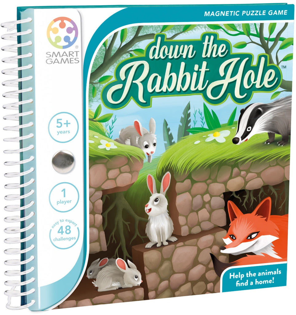 Down the Rabbit Hole Magnetic Travel Game | Smart Games - STEAM Kids Brisbane