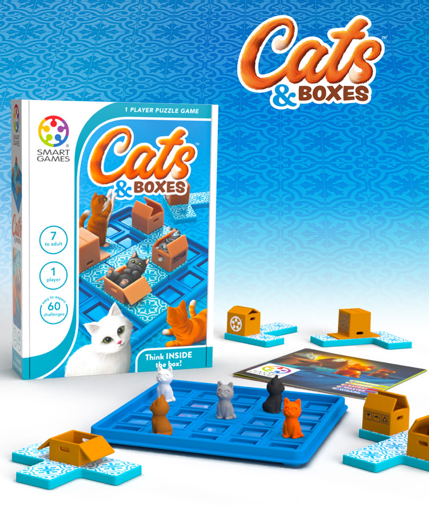 Cats & Boxes Puzzle Game | Smart Games - STEAM Kids Brisbane