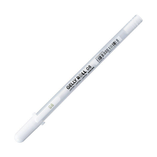 Sakura Gelly Roll Classic Gel Pen - White Ink - 08 Medium Point - 0.8 mm - STEAM Kids Brisbane