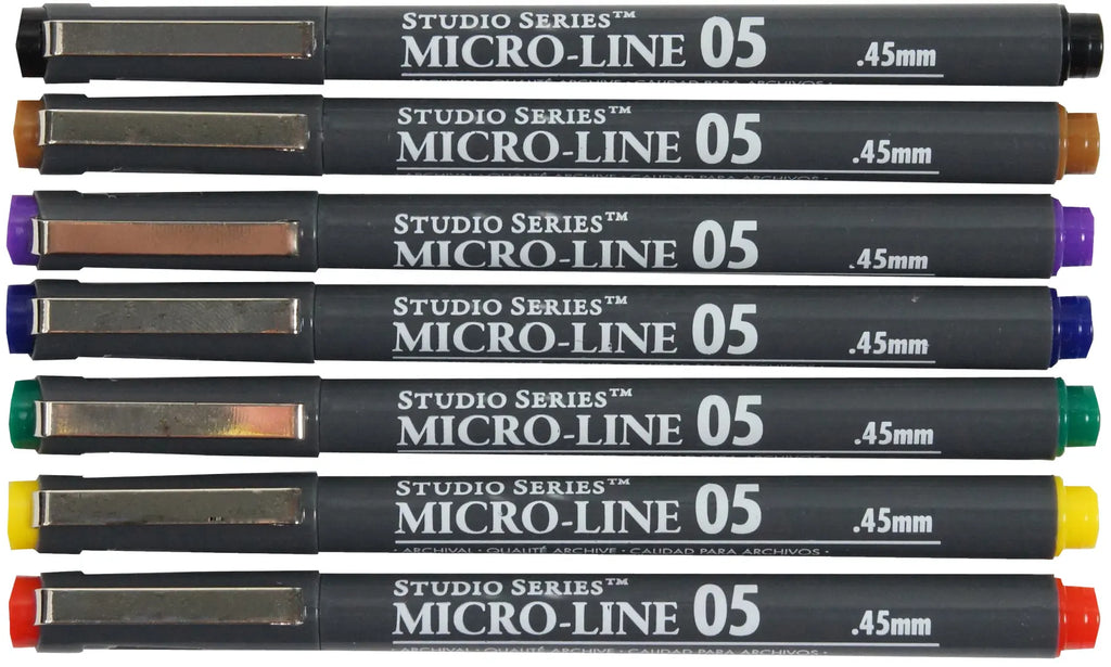 Studio Series Micro-Line Colour Pens (Set of 7) - STEAM Kids Brisbane