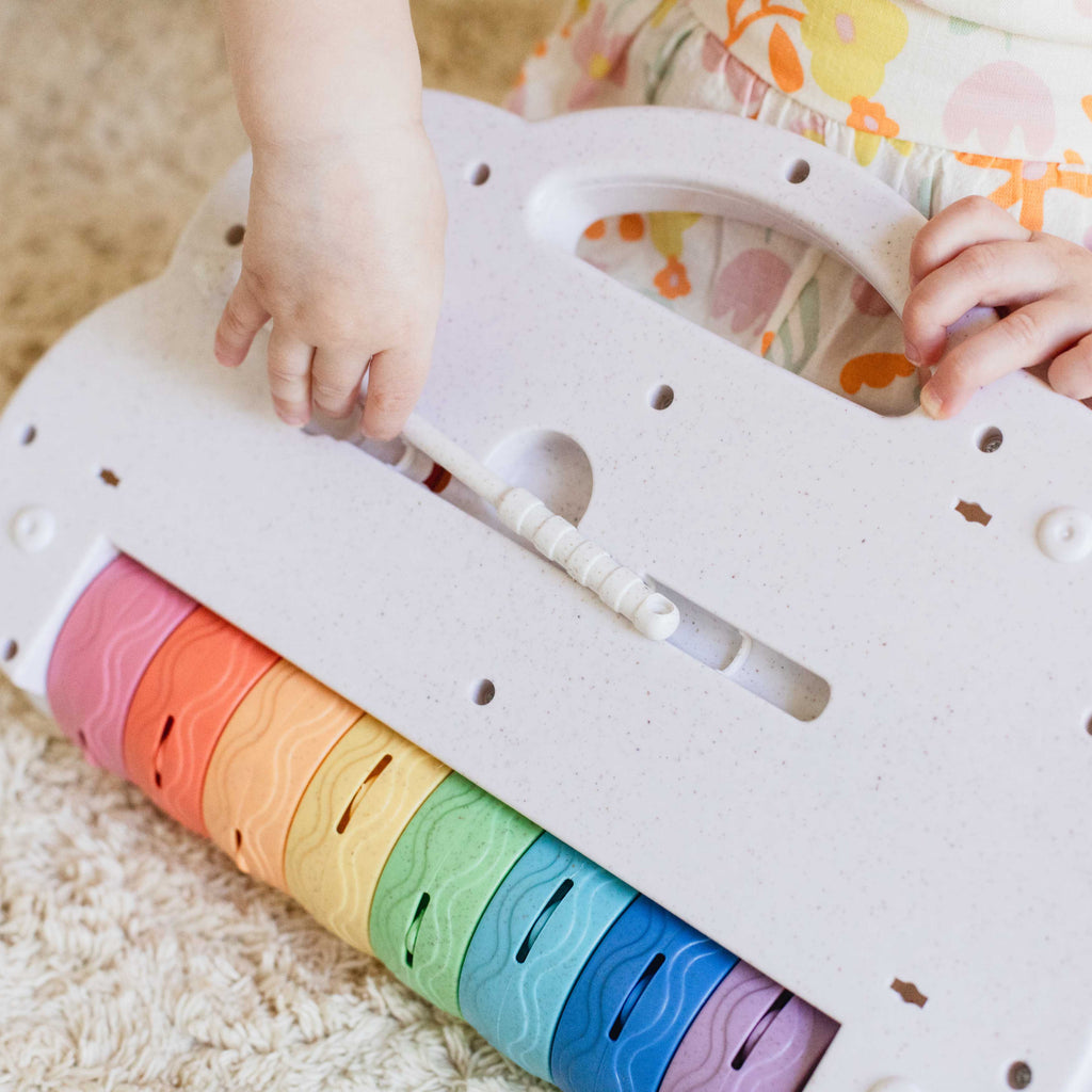 Tiger Tribe Rainbow Roller Xylophone – Musical Toy for Toddlers - STEAM Kids Brisbane