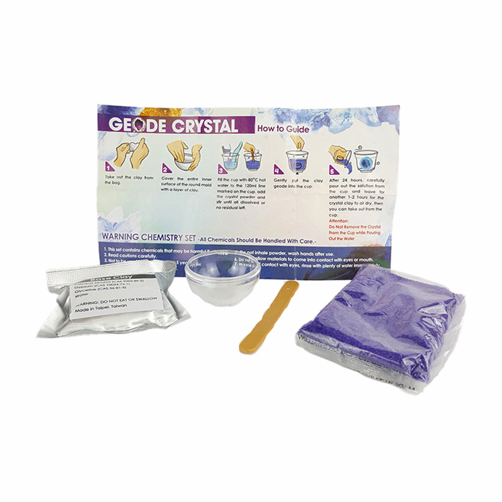 Shape & Grow Geode Crystal - STEAM Kids Brisbane