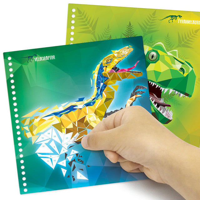 Dinosart - Sticker By Number - STEAM Kids Brisbane