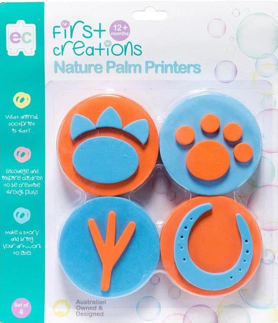 First Creations Nature Palm Printers - STEAM Kids Brisbane