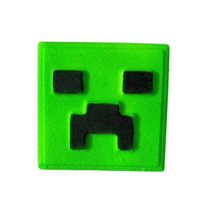Minecraft Creeper Handmade Bath Bomb | Zabel Designs - STEAM Kids Brisbane