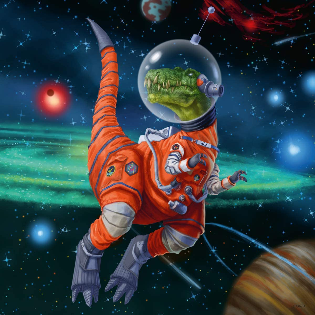 Ravensburger 3 x 49 Piece Puzzle | Dinosaurs in Space - STEAM Kids Brisbane