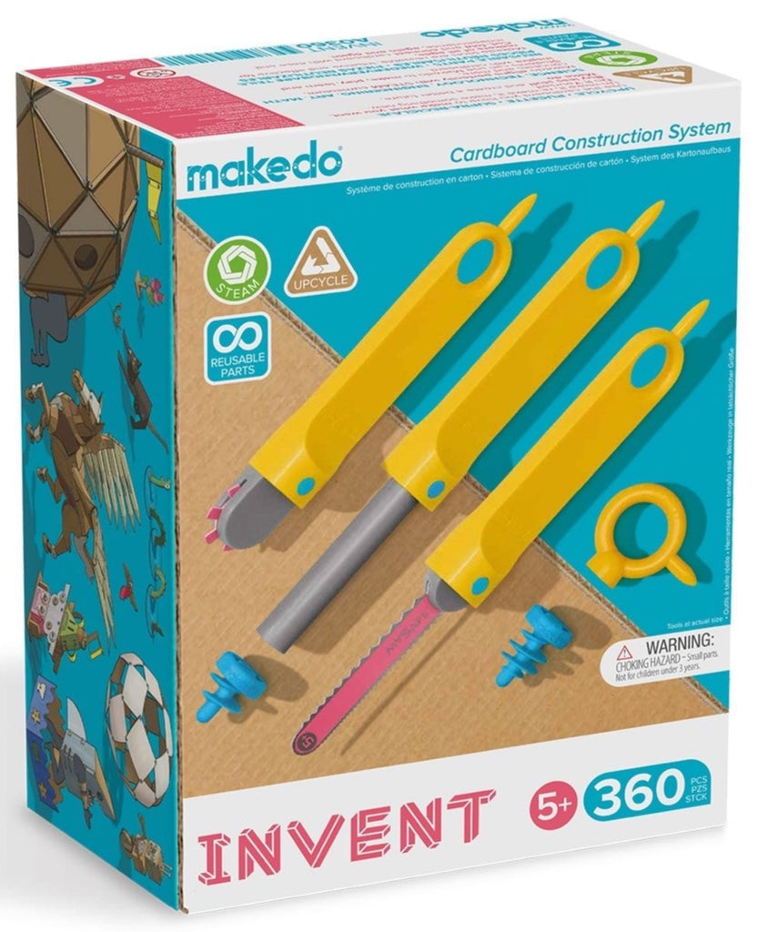 Makedo Invent Kit | 360 Piece Set for 12 to 24 Makers - STEAM Kids Brisbane