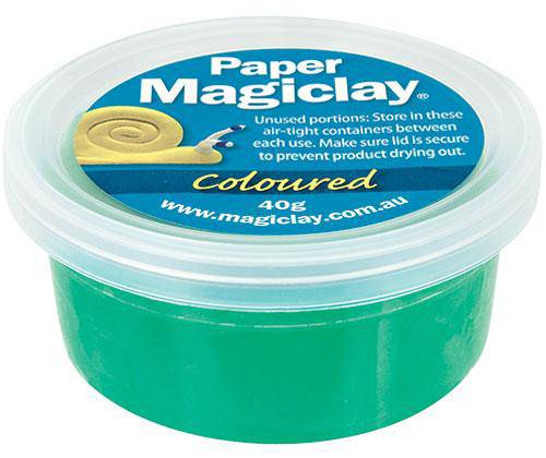 Paper Magiclay 240g Coloured - 6 Tubs - STEAM Kids Brisbane