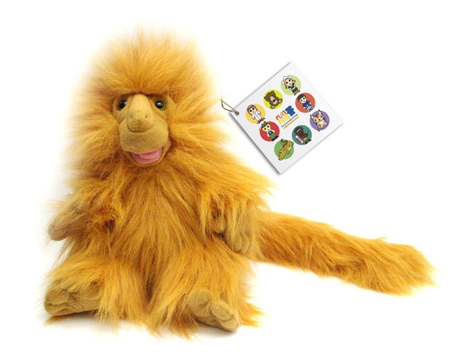 Golden Lion Tamarin Monkey Hand Puppet | Flat Friends - STEAM Kids Brisbane