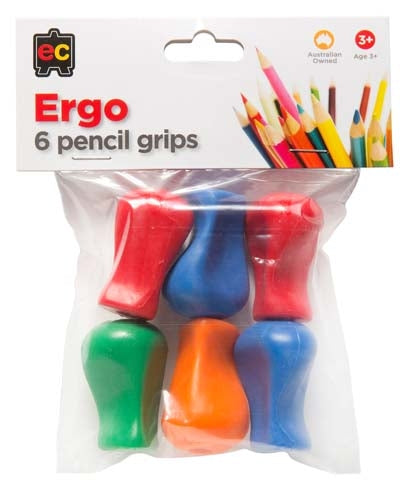 Ergo Pencil Finger Grips Pack of 6 | EC - STEAM Kids Brisbane