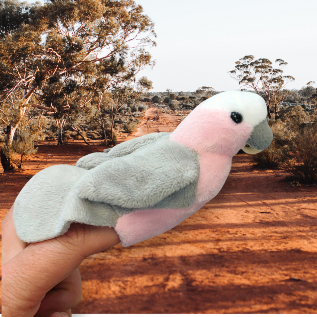 Galah Finger Puppet | Animals of Australia - STEAM Kids Brisbane