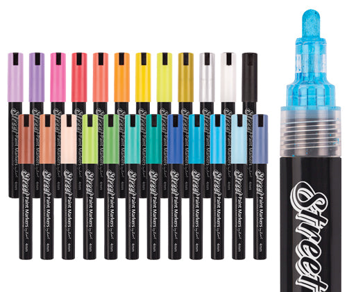 Street Paint Markers by Zart | Pack of 24 - STEAM Kids Brisbane