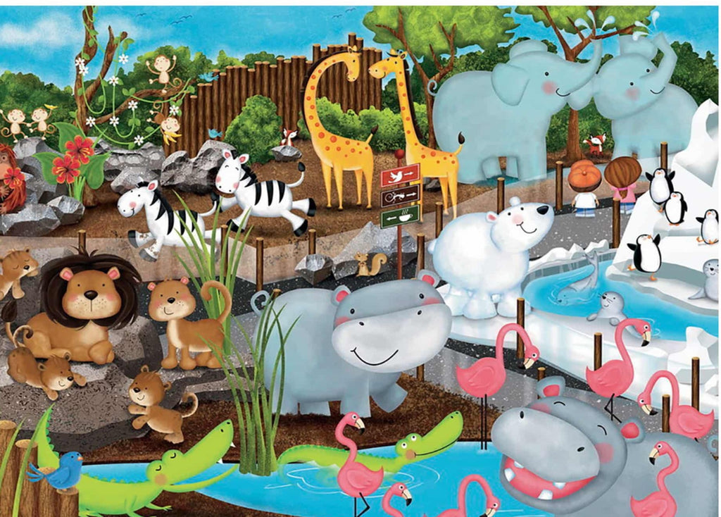 Ravensburger 35 Piece Puzzle | Day at the Zoo - STEAM Kids Brisbane