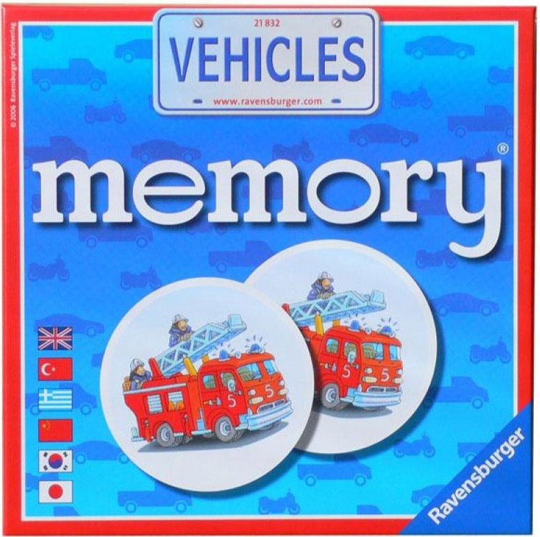 Vehicles Memory Game | Ravensburger - STEAM Kids Brisbane