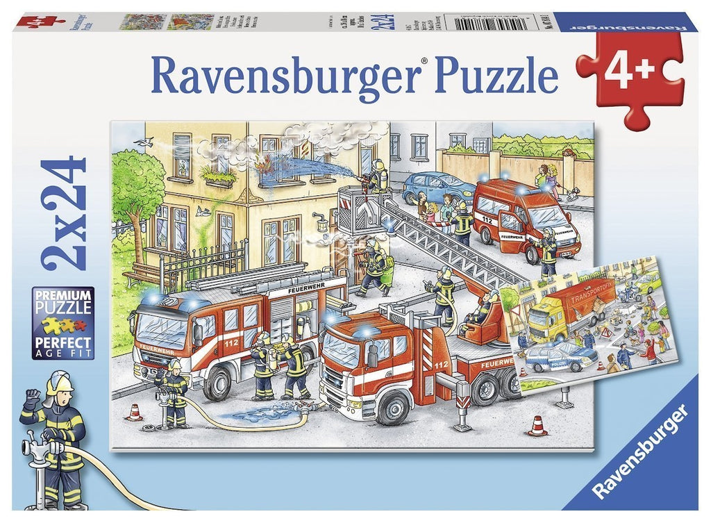 Ravensburger 2 x 24 Piece Puzzle | Heroes in Action - STEAM Kids Brisbane