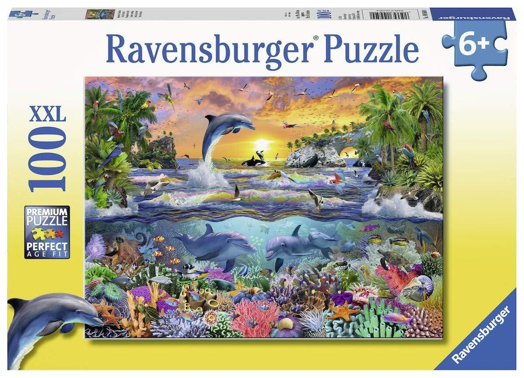 Ravensburger 100 XXL Piece Puzzle | Tropical Paradise - STEAM Kids Brisbane