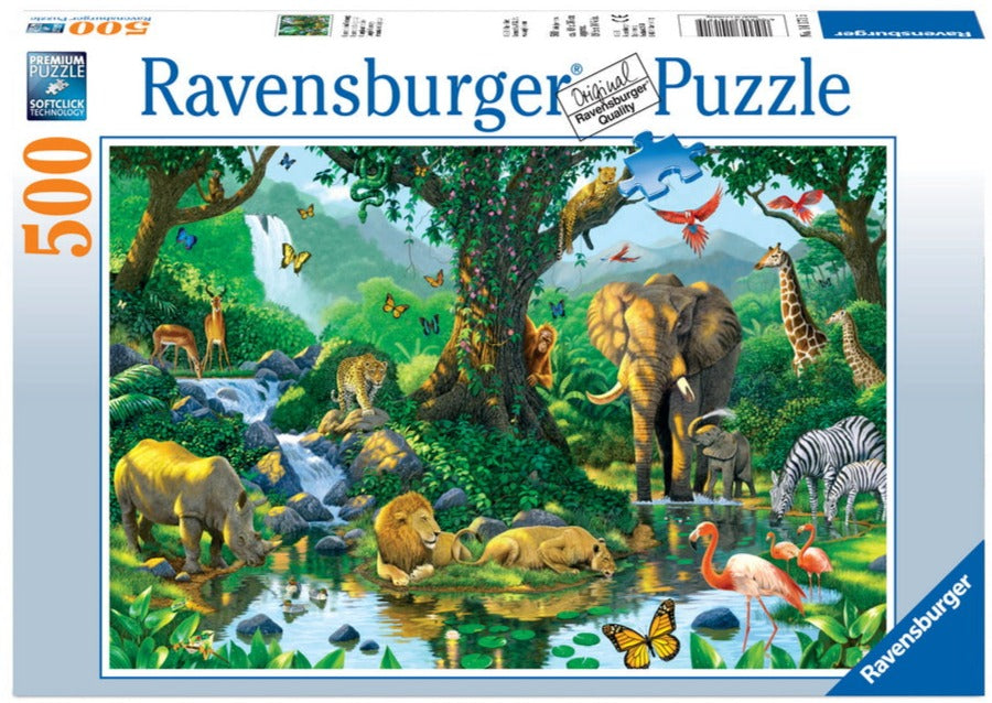 Ravensburger 500 Piece Puzzle | Harmony in the Jungle - STEAM Kids Brisbane