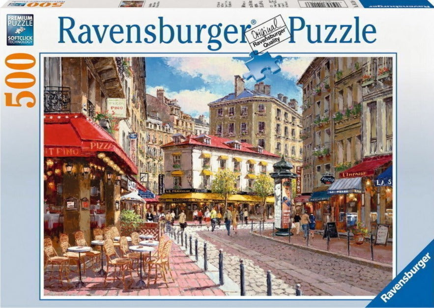 Ravensburger 500 Piece Puzzle | Quaint Shops - STEAM Kids Brisbane